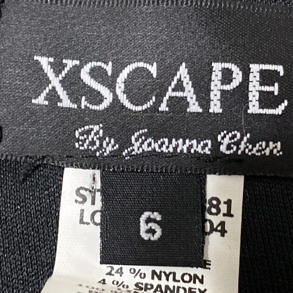 Xscape by Joanna Chen One-Shoulder Ruched Midi Dress - Size 6 - Picture 9 of 9